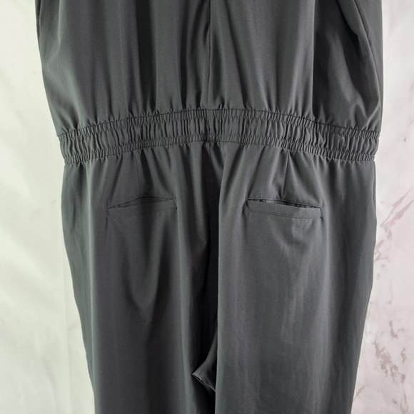 Albion Jumpsuit Women XXL 2X Black Jogger Zip Every Day Jetsetter Short Sleeve - Picture 13 of 15